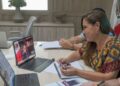 La gobernadora Mara Lezama en reunión virtual de seguimiento de la Estrategia Nacional para la Atención del Sargazo