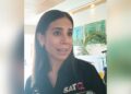 Marcela Ramos Isla, encargada de despacho del SATQ, en entrevista en Cancún sobre el Visitax