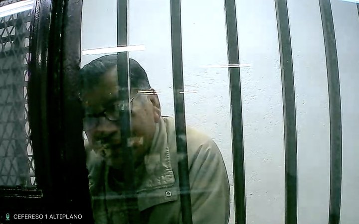 Mario Marín comparece por videoconferencia desde el Cefereso 1 del Altiplano en la audiencia de vista por la tortura a Lydia Cacho