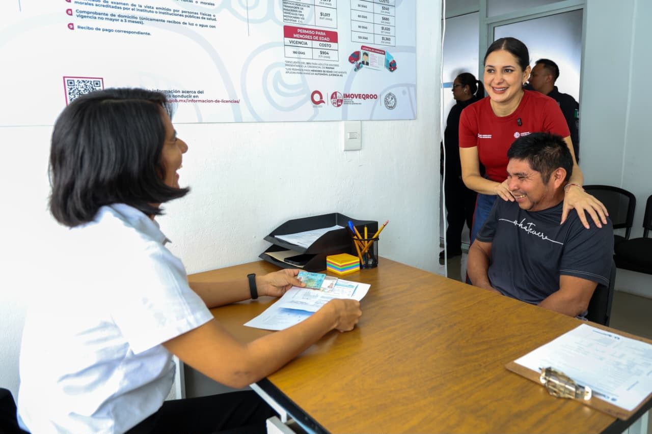 Módulo del Imoveqroo en la comandancia de Puerto Aventuras