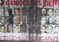 Muro de Políticos Corruptos bajo el puente de la avenida José López Portillo en Cancún, antes de ser cubierto por grafiteros.