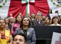 Ricardo Monreal en la tribuna de la Cámara de Diputados