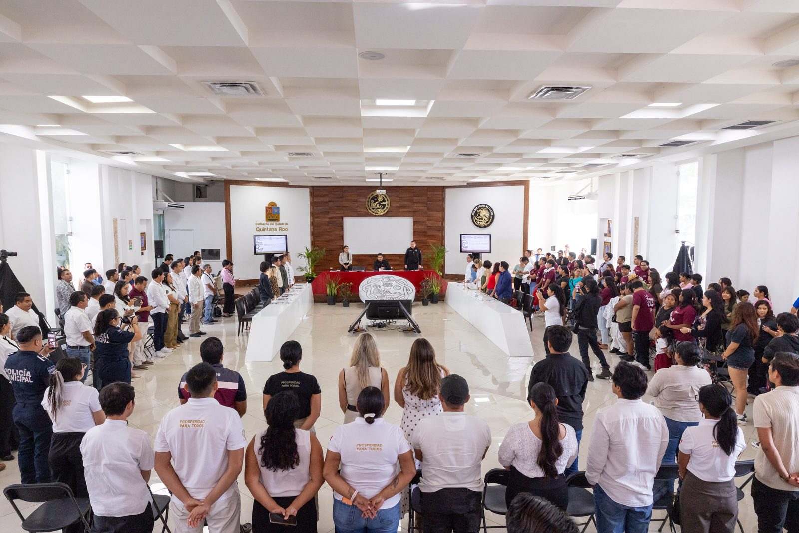 Primera sesión ordinaria del Consejo de Paz y Justicia Cívica en el Palacio Municipal de Playa del Carmen