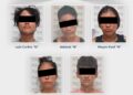 Ficha de la Fiscalía de Quintana Roo con los cinco vinculados a proceso por narcomenudeo en Playa del Carmen